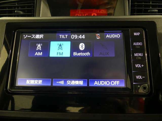 【オーディオソース】・・・AM/FMラジオ・Bluetoothオーディオ再生がご利用頂けます。