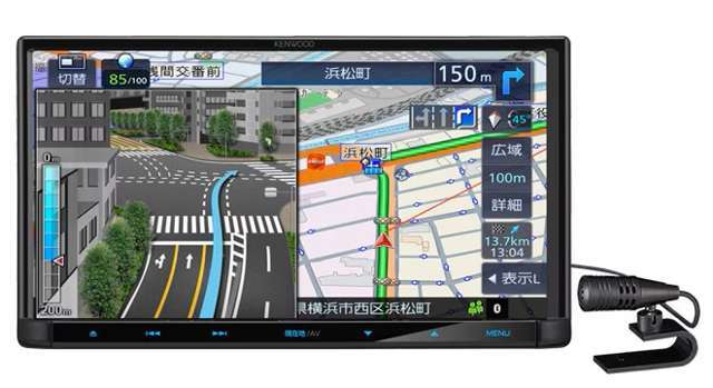 Aプランセット　ケンウッド製カーナビ（ナビ・Bluetooth・FM/AM・SD）　テレビが必要ない方にお勧め！もちろんナビも、ブルートゥースもつながるのでご安心を！