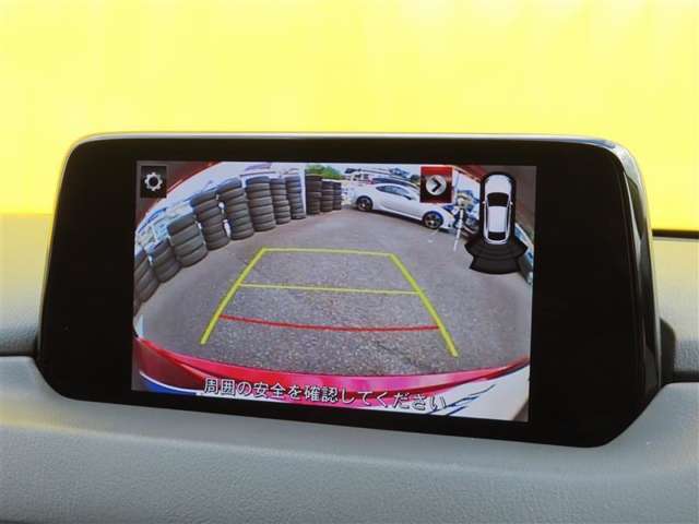 車庫入れもお任せのバックカメラ付き！