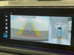 ●パノラミックビューモニター：専用のカメラにより、上から見下ろしたような視点で360度クルマの周囲を確認することができます☆死角部分も確認しやすく、狭い場所での切り返しや駐車もスムーズに行えます。