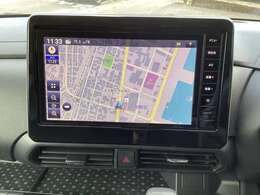 見やすい9インチ画面