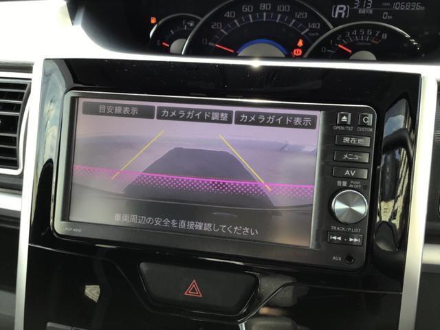 バックカメラ装備。駐車が苦手な方には欠かせません。