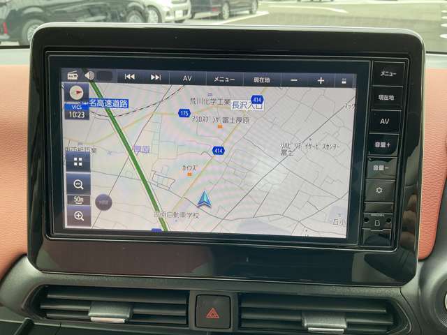 ナビゲーションです。もう道に迷うことも無いかも？是非、遠出や旅行へ！