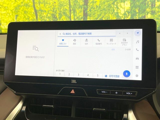 【12.3インチディスプレイオーディオ】スマートフォンと連携が可能な大画面ディスプレイオーディオです。スマートフォンのナビ機能を使用したり、Bluetooth接続で音楽もお楽しみいただけます！