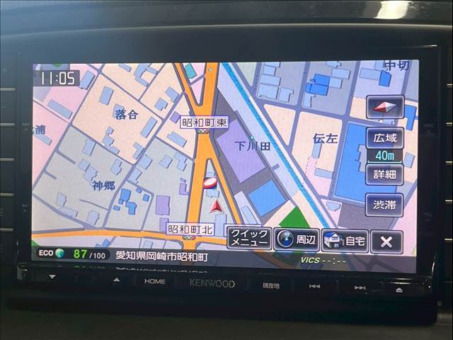 ケンウッドナビ搭載でロングドライブも快適！
