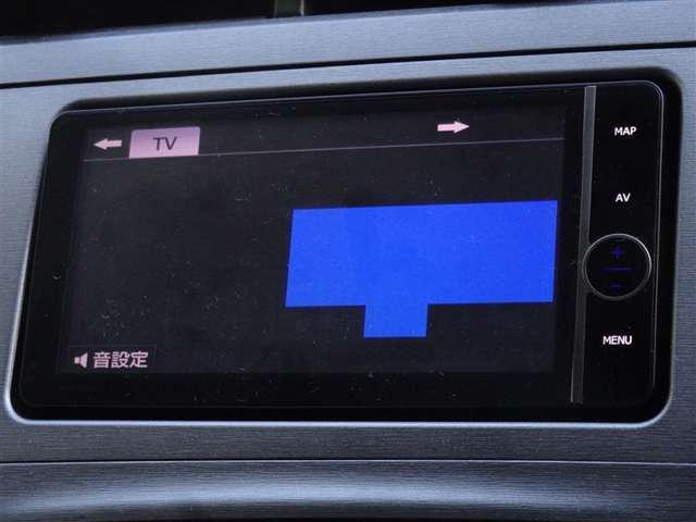 地デジ対応、フルセグDTV放送が視聴できます。