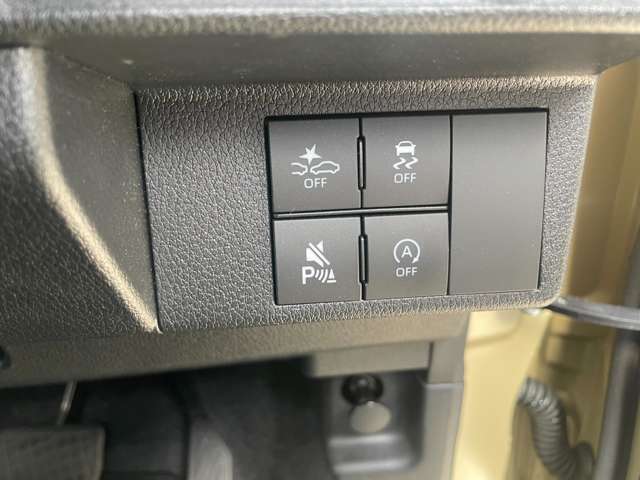 事故を未然に防ぐ自動（被害軽減）ブレーキシステム搭載！操作しやすいスイッチで、安心して運転できます！