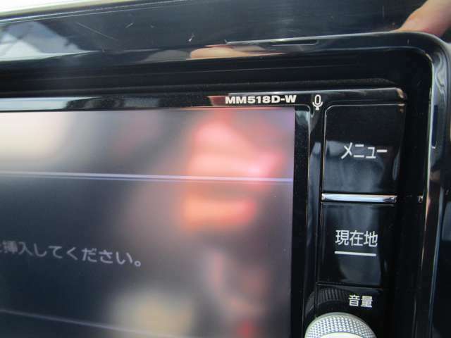 純正メモリーナビM518D-W。フルセグテレビ。Bluetoothオーディオ使えます。