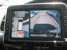 上から見下ろすようにピッタリ駐車、アラウンドビュ-モニタ-！