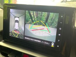 【パノラミックビューモニター】専用のカメラにより、上から見下ろしたような視点で360度クルマの周囲を確認することができます☆死角部分も確認しやすく、狭い場所での切り返しや駐車もスムーズに行えます。