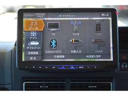 フルセグTV、HDMI/USB接続、Bluetooth接続、Amazon　Alexa搭載、Apple　CarPlay/Android　Autoでスマホアプリに対応＾＾