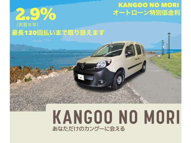 実質年率2.9％から120回払いまでのオートローンでお取扱可能です。