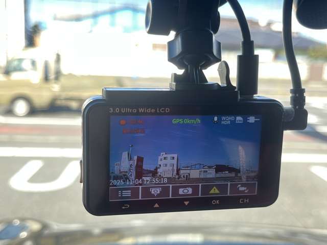 前後タイプ♪いざという時の録画機能！より安心してドライブが可能です。