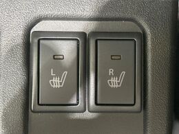 【シートヒーター】寒い日に重宝するシートヒーター！エアコンより早く温まってくれるので寒がりの人も安心ですね♪エアコンの温風は乾燥するから苦手、という方にもをおすすめです。