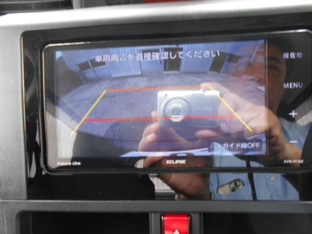 バックカメラが付いています。