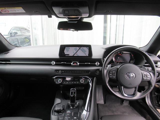 Toyota　Supra　Safety・6灯式LEDヘッドランプ・8.8インチHDDナビ・フルセグ・Apple　CarPlay・WORK19インチAW・BSM・BTオーディオ・Rフォグ・パドルシフト