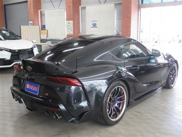 Toyota　Supra　Safety・6灯式LEDヘッドランプ・8.8インチHDDナビ・フルセグ・Apple　CarPlay・WORK19インチAW・BSM・BTオーディオ・Rフォグ・パドルシフト