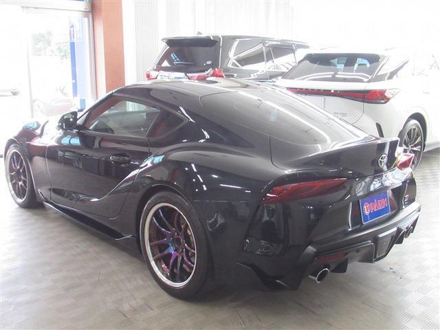 Toyota　Supra　Safety・6灯式LEDヘッドランプ・8.8インチHDDナビ・フルセグ・Apple　CarPlay・WORK19インチAW・BSM・BTオーディオ・Rフォグ・パドルシフト