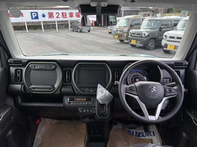 開けた視界で安心して運転できます！