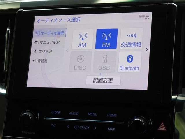 CD・DVD（再生機能）・ブルートゥース等を使用することができます。