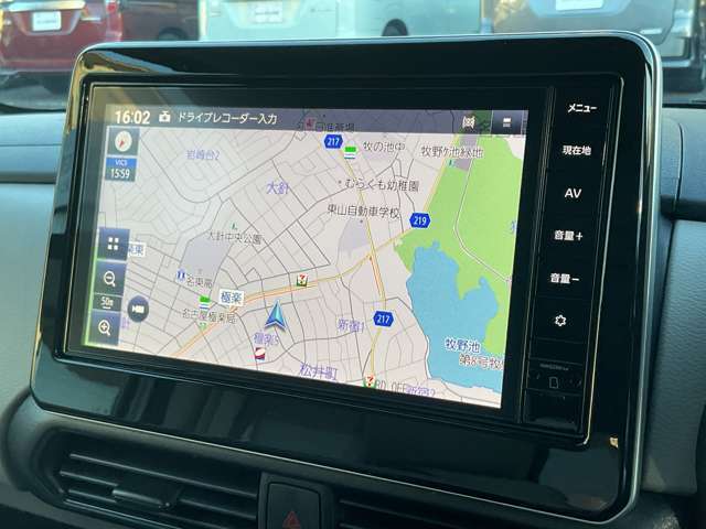 純正ナビゲーション搭載。操作性に優れ直感・感覚的に使用していただけます。説明書も揃っておりますので、ご安心ください。