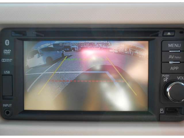 車庫入れや駐車に便利なバックカメラ付きです♪