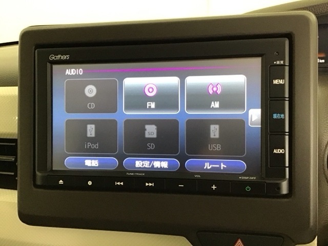 AVメニューはご覧の通り、様々なコンテンツに対応、ドライブを楽しく演出できます。詳しくはスタッフへお尋ねください