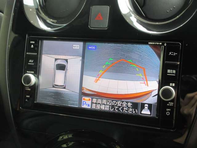 ★全方位のリヤカメラ装備されておりますので、後退時にとても便利です。