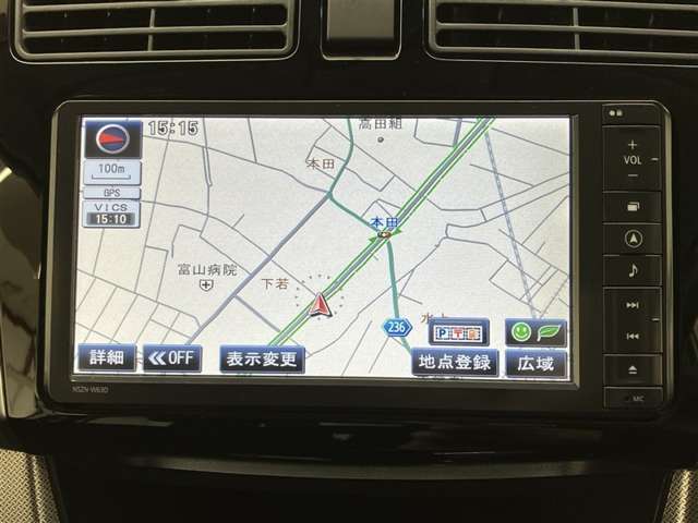 【メモリーナビ】フルセグ・CD・ラジオ・DVD視聴機能付き♪操作はタッチパネルで簡単です♪