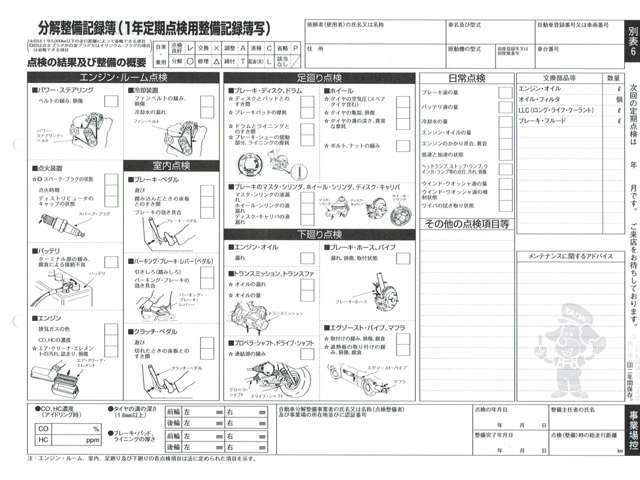 Aプラン画像：法定点検に基づく整備及び修理