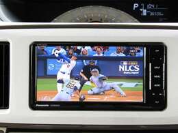 フルセグTVの他に、CD/DVD・ラジオ・Bluetoothに対応します。