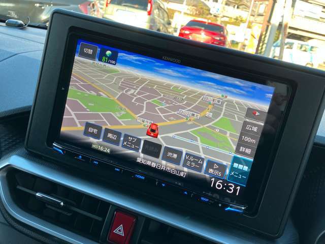 【ケンウッド9インチナビ】がインストールされております！大画面でナビの操作も快適に行えます！