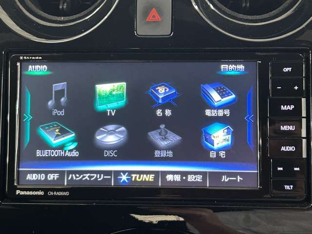 多彩な機能のナビゲーション