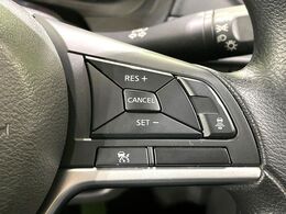 【インテリジェントクルーズコントロール】高速道路での長距離走行が楽に！自動で速度を保つクルーズコントロールが、衝突軽減システムと連携し、前方の車両を感知して車間を保つように速度調節してくれます！！