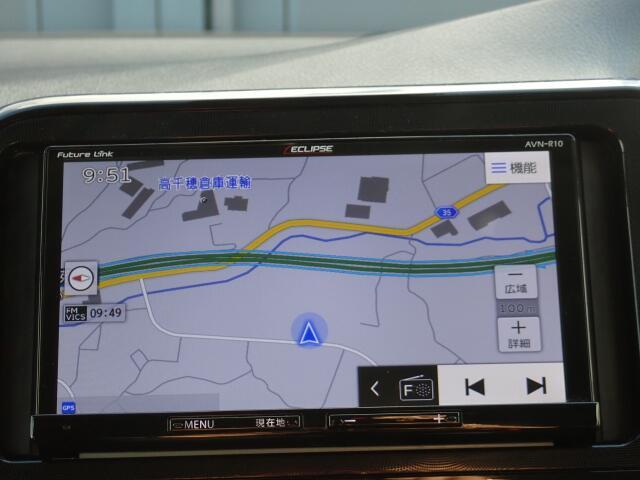 ナビ装備で知らない場所もあっという間に検索♪ちょっとしたお出かけや旅行もこれでばっちりですね。