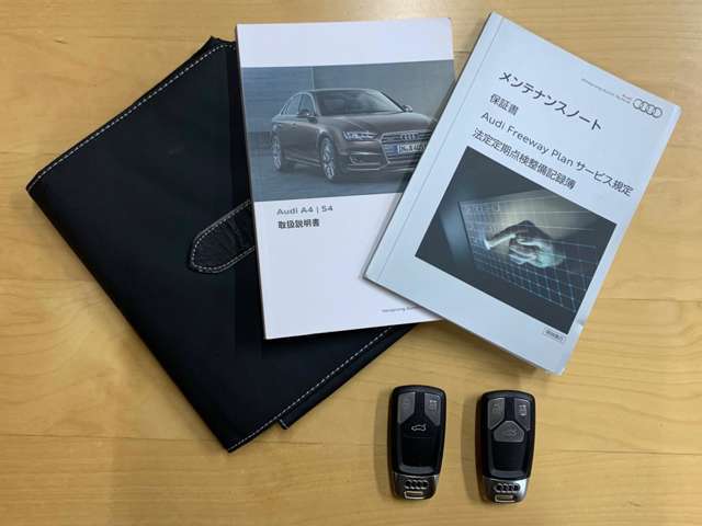 ■取扱説明書　■新車時保証書　■ディーラー点検記録簿（R01）　■スペアキー