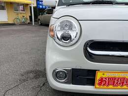 ヘッドライトも曇りなし