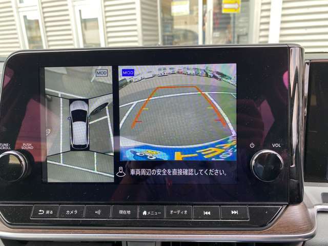 アラウンドビューカメラ搭載！