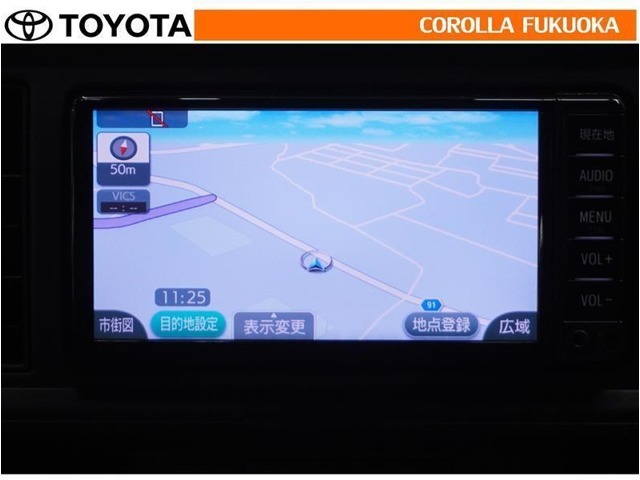 ナビゲーション付です、ナビがあるとやっぱり便利、スムーズに目的地近隣へ行けるのはとても安心します！
