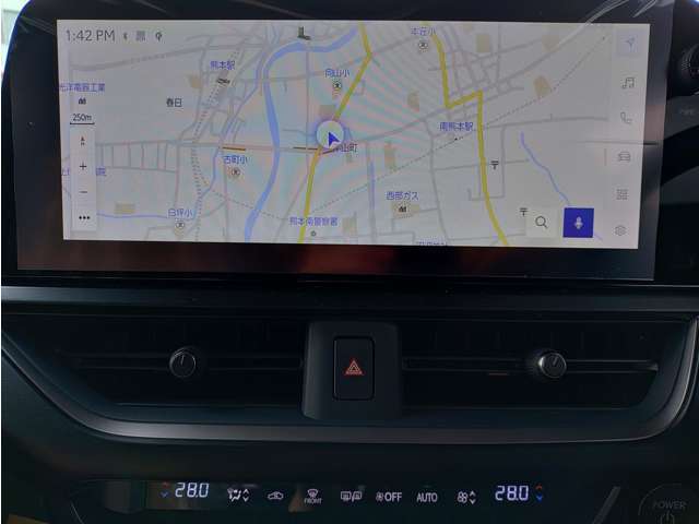タッチパネルの最新型ナビ