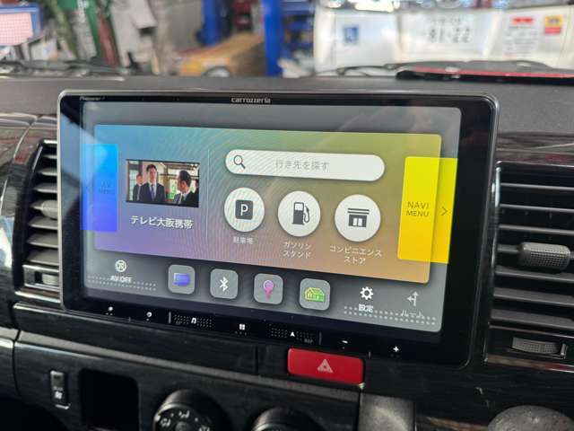 カロッツエリア10インチナビ装備済み！！
