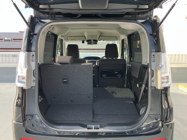 リヤシートも全車消毒済み。シートを倒すとゆったりとした室内空間に★レジャーにショッピングに大活躍！シートは左右別々に動くのでアレンジいろいろ！