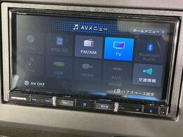 【ナビゲーション】目的地までしっかり案内してくれる使いやすいナビ。Bluetooth接続すればお持ちのスマホやMP3プレイヤーの音楽を再生可能！毎日の運転がさらに楽しくなります！！