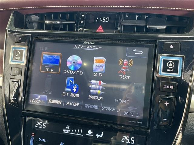 アルパインビックX9インチナビBluetoothやHDMIなど使用可能となります！