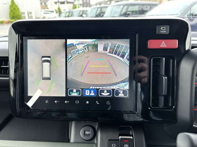 純正9インチナビゲーション搭載。フルセグTV/Bluetooth/AppleCarPlay/Android対応　全方位モニター/スズキコネクト対応。