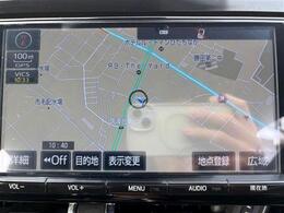 【純正ナビ】専用設計で車内の雰囲気にマッチ。ナビ利用時のマップ表示は見やすく、いつものドライブがグッと楽しくなります。