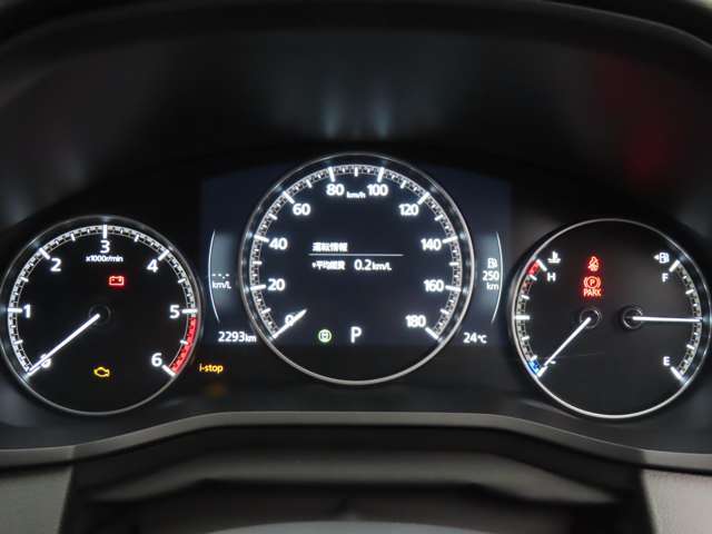 ☆マルチスピードメーターを装備。走行安全に関わる情報をドライバーの視野の中心付近に集中させることで視線移動の低減と読み取りやすさを高めています☆