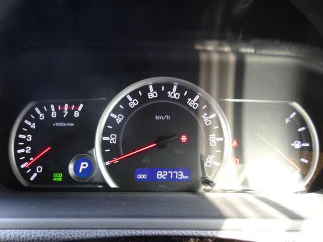 運転時必要な情報のみ表示されるシンプルなメーターパネル