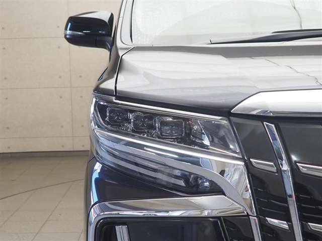 LEDヘッドライトです。デザイン性がよくとても明るいので、夜間の走行や悪天候でも安心です。しかも長寿命！