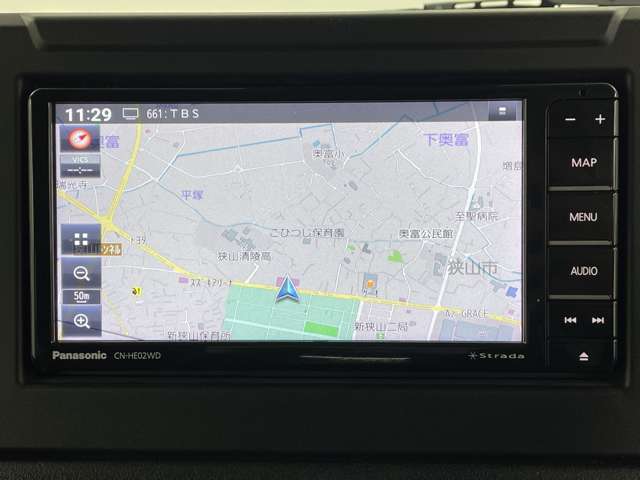 【カーナビ】『カーナビ』の画像になります。ナビ利用時のマップ表示は見やすく、いつものドライブがグッと楽しくなります！